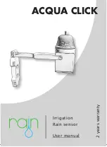 Rain ACQUA CLICK User Manual preview