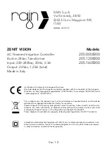 Preview for 64 page of Rain ZENIT VISION User Manual