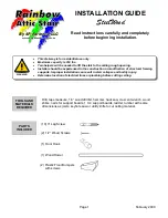 Preview for 1 page of Rainbow Attic Stair SteelWood Installation Manual