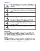 Preview for 3 page of Rainbow Pool Products OTB450A User Manual