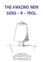 Rainbow Pool Products Sens-R-Trol Instruction & Installation Manual предпросмотр