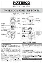 Rainbow Pool Products Waterco SP5000 Operating Instructions preview