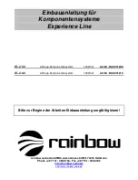Rainbow 231064 Installation Manual предпросмотр
