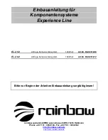 Предварительный просмотр 1 страницы Rainbow 231064 Installation Manual