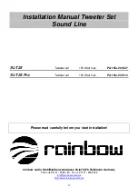 Предварительный просмотр 10 страницы Rainbow 231227 Installation Manual