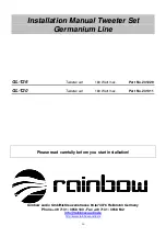 Предварительный просмотр 10 страницы Rainbow 231229 Manual