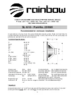 Предварительный просмотр 5 страницы Rainbow 231395 Installation Manual