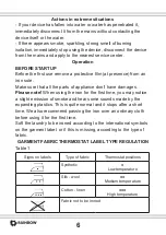 Предварительный просмотр 6 страницы Rainbow MR-312C Owner'S Manual