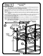 Preview for 49 page of Rainbow Turbo Carnival Clubhouse Assembly Instructions Manual