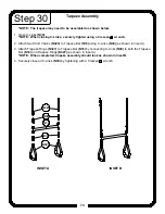 Preview for 74 page of Rainbow Turbo Carnival Clubhouse Assembly Instructions Manual