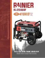 Rainier HYBRID DUAL FUEL R12000DF Manual preview