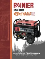 Rainier HYBRID DUAL FUEL R4400DF Manual preview