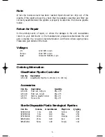 Предварительный просмотр 7 страницы Rainin GlassMaster GM-100 Operator Instructions Manual