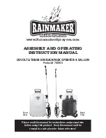 RainMaker 708910 Assembly And Operating Instructions Manual предпросмотр