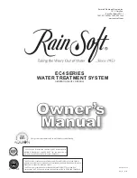 RainSoft EC4 SERIES Owner'S Manual preview