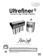 Preview for 25 page of RainSoft Ultrefiner II User Manual