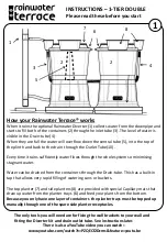 Rainwater Terrace 1 Tier Double Instructions Manual preview