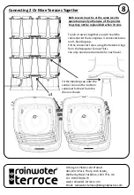 Preview for 8 page of Rainwater Terrace 3-TIER V2 Instructions Manual