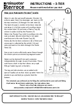 Preview for 1 page of Rainwater Terrace 3 Tier Instructions Manual