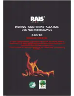 RAIS 700 Instructions For The Use предпросмотр