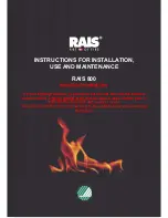 RAIS 800 Instructions For Installation, Use And Maintenance Manual preview