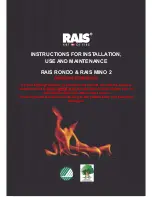 RAIS MINO 2 Instructions For Installation, Use And Maintenance Manual preview