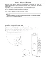 Preview for 16 page of RAIS PILAR 13 H Instructions For Installation, Use And Maintenance Manual