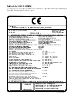 Preview for 3 page of RAIS VISIO 3-1 NS User Manual