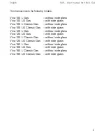 Preview for 4 page of RAIS Viva 100 L Classic Gas Installation & Operation Manual