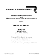 Raisbeck Engineering BEECHCRAFT KING AIR C90 Pilot Operating Handbook preview