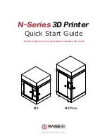 RAISE 3D N-Series Quick Start Manual preview