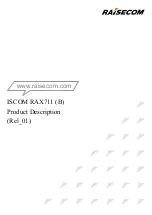 Raisecom ISCOM RAX711 Product Description preview