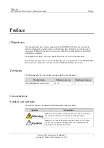 Preview for 3 page of Raisecom ISCOM2600G-HI (A) Series Configuration Manual