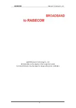 Preview for 19 page of Raisecom ISCOM2826 User Manual