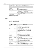 Preview for 21 page of Raisecom ISCOM5504-GP Hardware Description