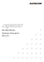 Preview for 1 page of Raisecom ISCOM5508 Hardware Description