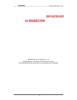 Предварительный просмотр 26 страницы Raisecom OPCOM3100-155 User Manual