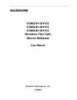 Preview for 1 page of Raisecom RCMS2101-30-FV35 User Manual