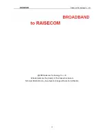 Preview for 18 page of Raisecom RCMS2101-30-FV35 User Manual