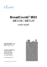 Rajant BreadCrumb ME3-09 User Manual предпросмотр