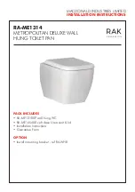 Rak Ceramics RA-ME1314 Installation Instructions preview