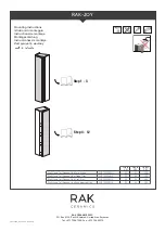 Rak Ceramics RAK-JOY JOYTS120PWH Mounting Instructions preview