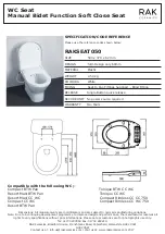 Rak Ceramics RAKSEAT050 Manual preview