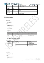 Предварительный просмотр 26 страницы RAK RAK411 Programming Manual