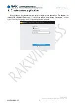 Предварительный просмотр 8 страницы RAK RAK831 User Manual