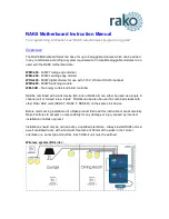 Preview for 1 page of rako RAK8 Instruction Manual