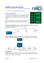 rako WCM-072 Instruction Manual preview