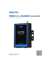 RAKwireless RAK7431 Manual preview