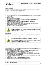 Предварительный просмотр 60 страницы Ralco MTR 221/A Instruction Manual