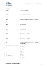 Предварительный просмотр 54 страницы Ralco R 221 ACS DHHS Series Instruction Manual